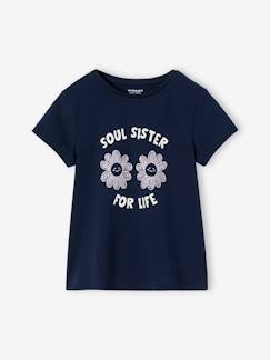Mädchen T-Shirt, Message-Print