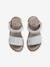 Kinder Klett-Sandalen mit Anziehtrick weiß 