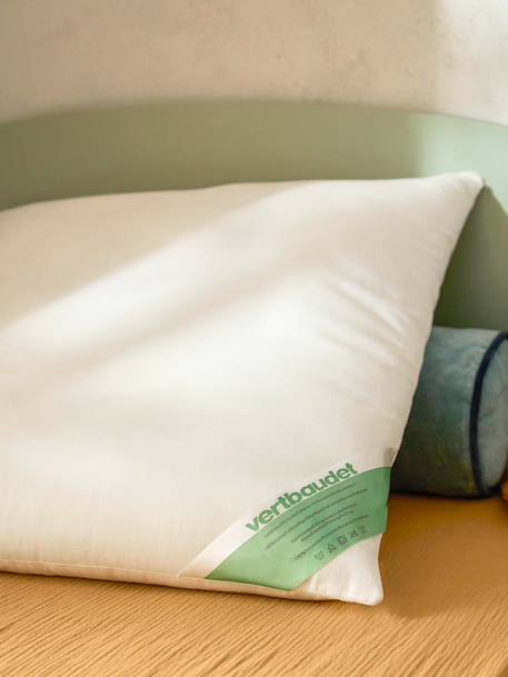 Kinder Bettwaren-Set aus Sommer-Bettdecke & Kissen aus Bio-Baumwolle weiss 