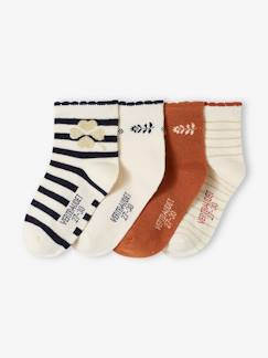 Mädchen-Unterwäsche-Socken-4er-Pack Mädchen Socken Oeko-Tex