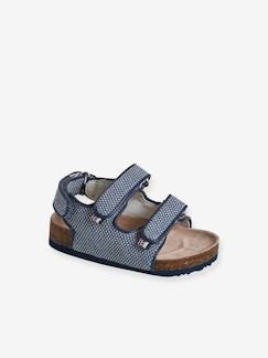 Schuhe-Jungenschuhe 23-38-Sandalen-Baby Klett-Sandalen mit Muster