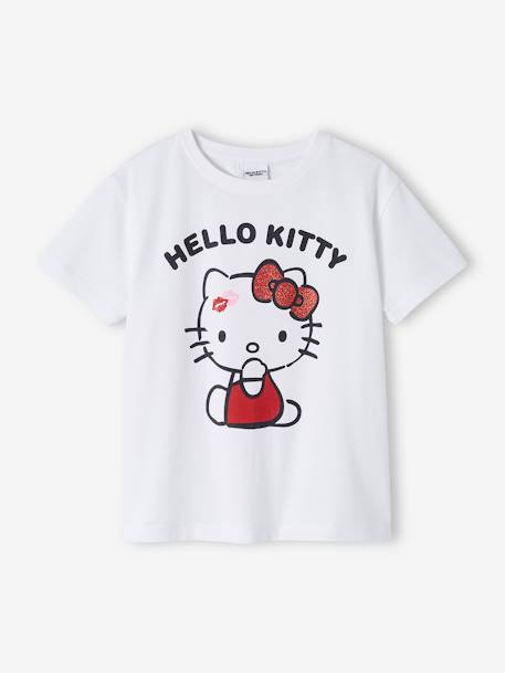 Mädchen T-Shirt HELLO KITTY weiß 