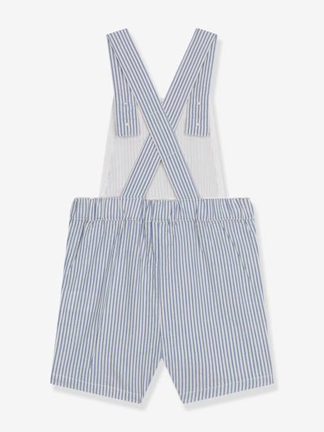 Kurze Baby Latzhose PETIT BATEAU blau 