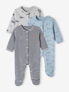 Baby-Strampler, Pyjama, Overall-3er-Pack Baby Strampler aus Interlock Oeko-Tex