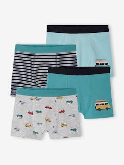 4er-Pack Jungen Boxershorts mit Bio-Baumwolle