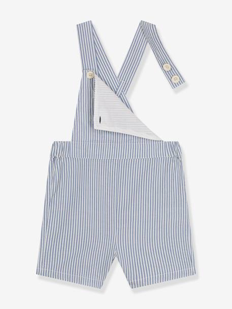 Kurze Baby Latzhose PETIT BATEAU blau 