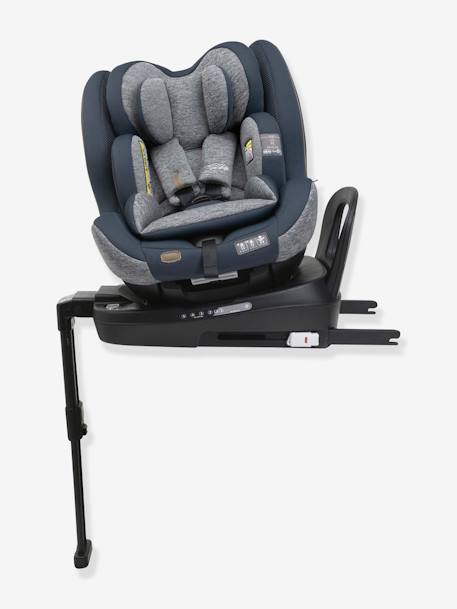 Siège-auto rotatif CHICCO Seat3Fit i-Size Air Melange 40 à 125 cm, équivalence groupe 0+/1/2 bleu grisé+noir 