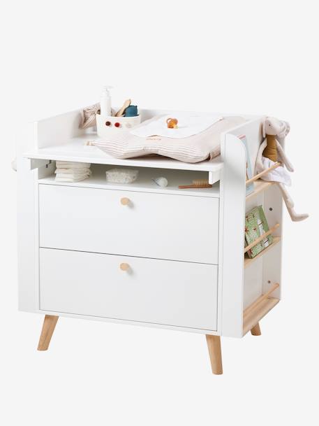 Babyzimmer Wickelkommode KONFETTI weiß 