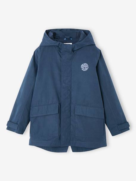 Jungen 3-in-1-Jacke mit Recycling-Polyester marine+salbeigrün 