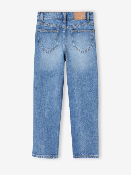 Gerade Mädchen Jeans, Hüftweite SLIM bleached+blue stone 
