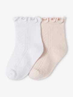 Baby-Socken, Strumpfhose-2er-Pack festliche Mädchen Baby Socken Oeko-Tex