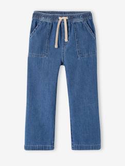 Mädchen-Jeans-Mädchen Loose-fit-Jeans mit Schlupfbund Oeko-Tex