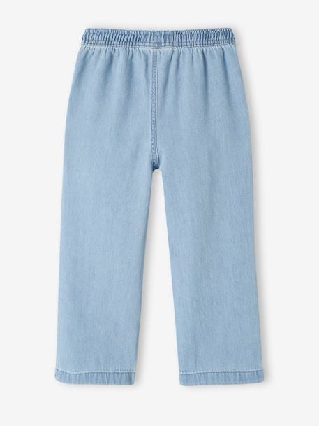 Mädchen Loose-fit-Jeans mit Schlupfbund Oeko-Tex blue stone+double stone 