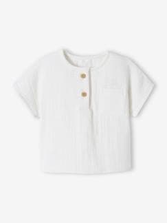 Baby-T-Shirt, Unterziehpulli-Baby Henley-Shirt, personalisierbar