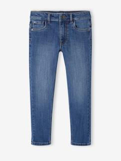 Die Unverwüstlichen Hosen von Vertbaudet-Junge-Jeans-Die „Unverwüstliche“, robuste Jungen Jeans, Slim-Fit
