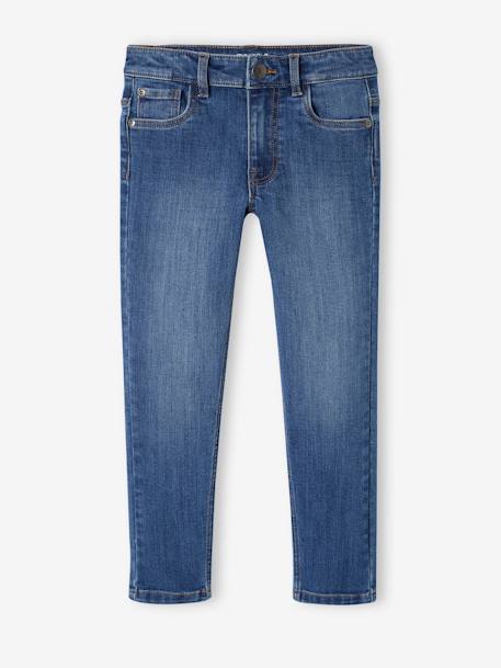 Die „Unverwüstliche“, robuste Jungen Jeans, Slim-Fit blue stone+denim brut 