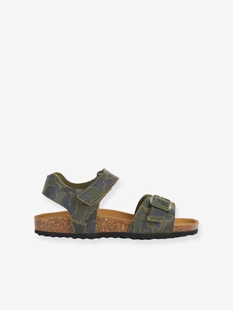 Jungen Sandalen JO28LB Ghita Boy GEOX khaki 