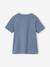 Jungen T-Shirt mit Dino-Print, Recycling-Baumwolle blaugrau+cappuccino 