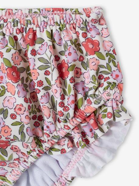 Mädchen Baby-Set mit UV-Schutz: Shirt, Badehose & Sonnenhut Oeko-Tex rosa 