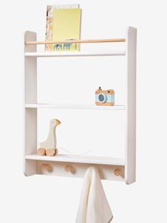 Bettwäsche & Dekoration-Kinderzimmer Bücherregal mit Garderobe KONFETTI