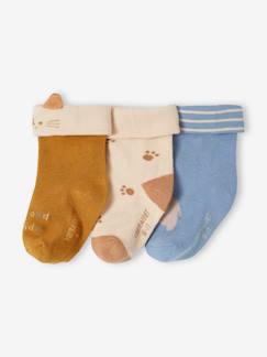 3er-Pack Baby Socken mit Tieren Oeko-Tex
