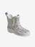 Bottes de pluie élastiquées enfant collection maternelle blanc imprimé 