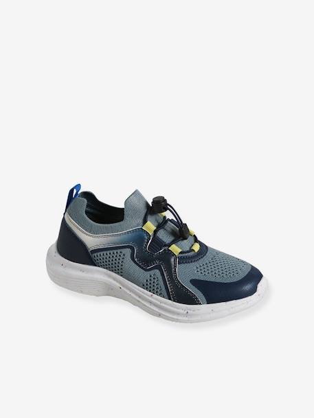 Kinder Sport-Sneakers mit Gummizug set blau 