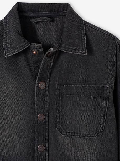 Jungen Denim-Overshirt im Worker-Style denim grau 