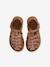 Sandales fermées cuir enfant collection maternelle ocre 