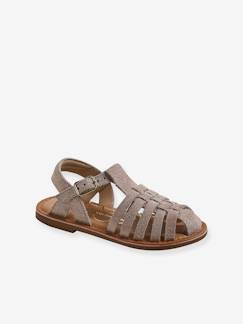 Chaussures-Sandales enfant cuir fisherman