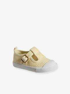Schuhe-Baby Stoff-Sandalen