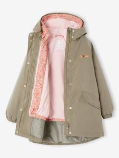 Mädchen-Mantel, Jacke-Mädchen 3-in-1-Jacke mit Recycling-Polyester