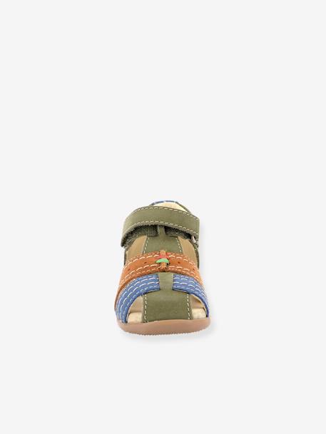 Baby Lauflern-Sandalen BIGBAZAR 785420-10-203 KICKERS khaki 