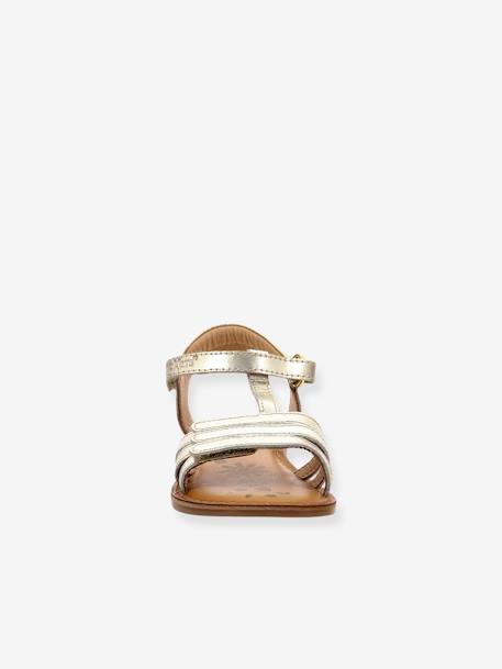 Sandales cuir enfant Diamanto 895214-30-15 KICKERS® or 