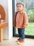 Leichte Baby Jacke mit Recycling-Polyester rostfarben 