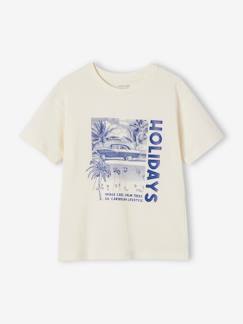 Junge-Jungen T-Shirt mit Fotoprint, Recycling-Baumwolle