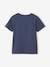 Tee-shirt Basics motifs animaliers garçon bleu ardoise+gris chiné 