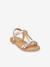 Sandales cuir enfant Bada LES TROPEZIENNES® PAR M. BELARBI beige doré+bronze 