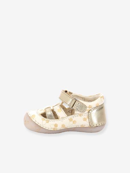 Baby Lauflern-Sandalen SUSHY 927899-10-31 KICKERS weiß 