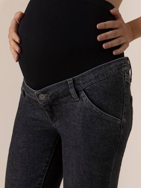 Jean flare de grossesse Gaetan ENVIE DE FRAISE gris 