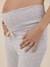 Pantalon de grossesse Flare Saul ENVIE DE FRAISE blanc chiné 