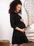 Robe de grossesse Jenna ENVIE DE FRAISE noir 