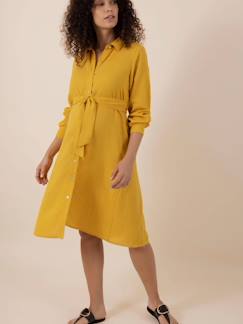 Umstandsmode-Kleid-Hemdblusenkleid für Schwangerschaft & Stillzeit AINA ENVIE DE FRAISE
