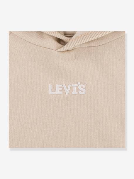 Jungen Kapuzensweatshirt Levi's mit Bio-Baumwolle beige 