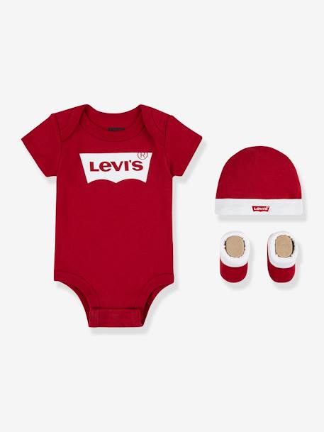 Ensemble 3 pièces bébé Batwin de Levi's® rouge 