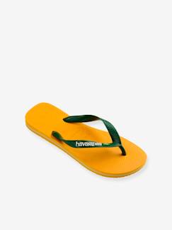Schuhe-Kinder Zehenpantoletten Brasil Logo HAVAIANAS