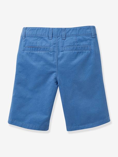 Jungen Chino-Shorts CYRILLUS aqua+azurblau+rosa 