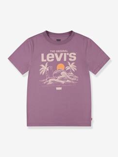 Junge-T-Shirt, Poloshirt, Unterziehpulli-Jungen T-Shirt mit Print Levi's aus Bio-Baumwolle