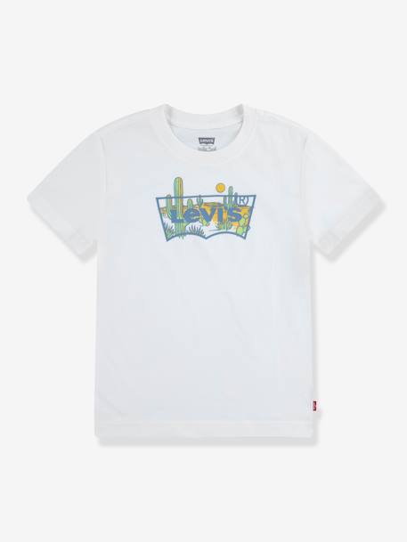 Jungen T-Shirt mit Print Levi's, Bio-Baumwolle graublau 