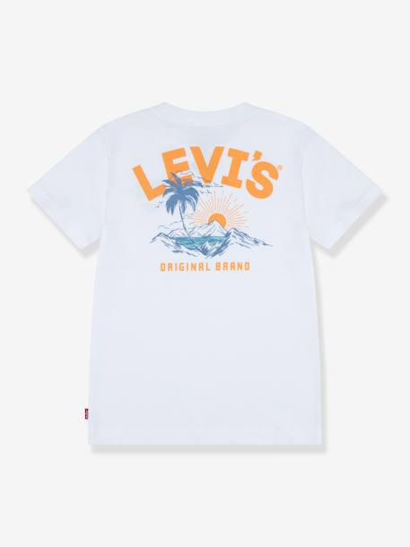 Jungen T-Shirt mit Print Levi's wollweiß 